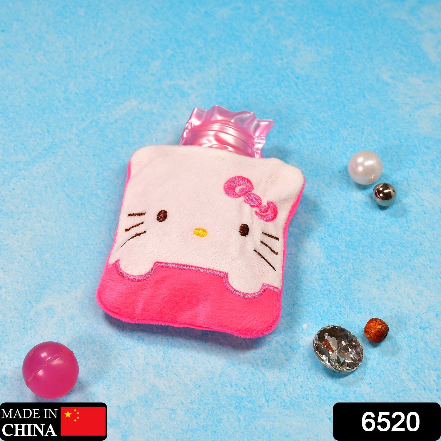 6520 Pink Hello Kitty small Hot Water Bag with Cover for Pain Relief, Neck, Shoulder Pain and Hand, Feet Warmer, Menstrual Cramps. 6520 Pink Hello Kitty small Hot Water Bag with Cover for Pain Relief, Neck, Shoulder Pain and Hand, Feet Warmer, Menstrual Cramps.